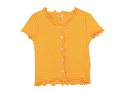 Kids ONLY tangelo button top